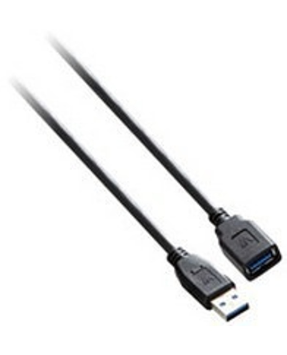 V7 Câble d'extension USB 3.0 A femelle vers USB 3.0 A mâle, noir 3m 10ft