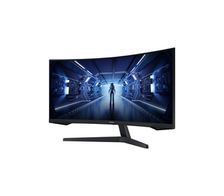 Samsung Odyssey 34" MONITEUR GAMING INCURVÉ ODYSSEY G5 34" LED UltraWide Quad HD 1 ms Noir