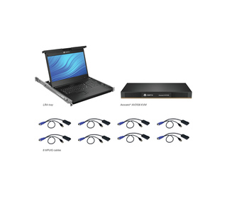 Vertiv Avocent 8 Ordinateur(s) - 47 cm (18,5") LED - UXGA - 1600 x 1200 - 16:9Port PS / 2USBVGA - Clavier - Pavé tactile - 120 V