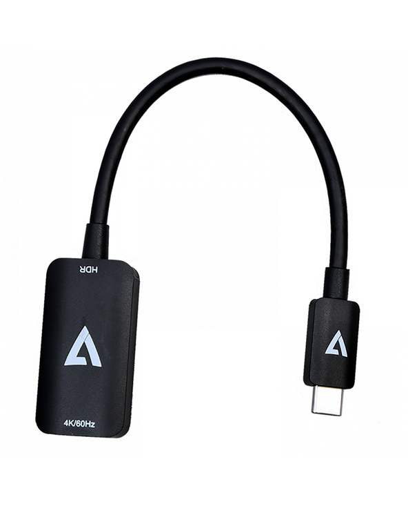 V7 V7USBCHDMI4K60HZ câble vidéo et adaptateur HDMI Type A (Standard) USB Type-C Noir