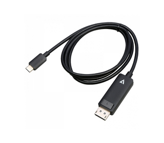V7 V7USBCDP14-1M câble vidéo et adaptateur DisplayPort USB Type-C Noir