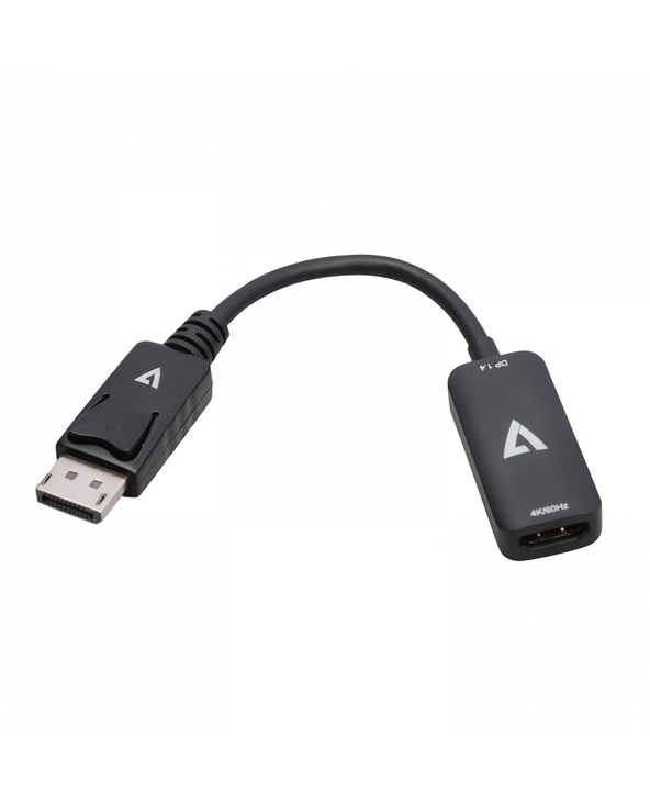 V7 V7DPHDMIACTV câble vidéo et adaptateur DisplayPort HDMI Noir