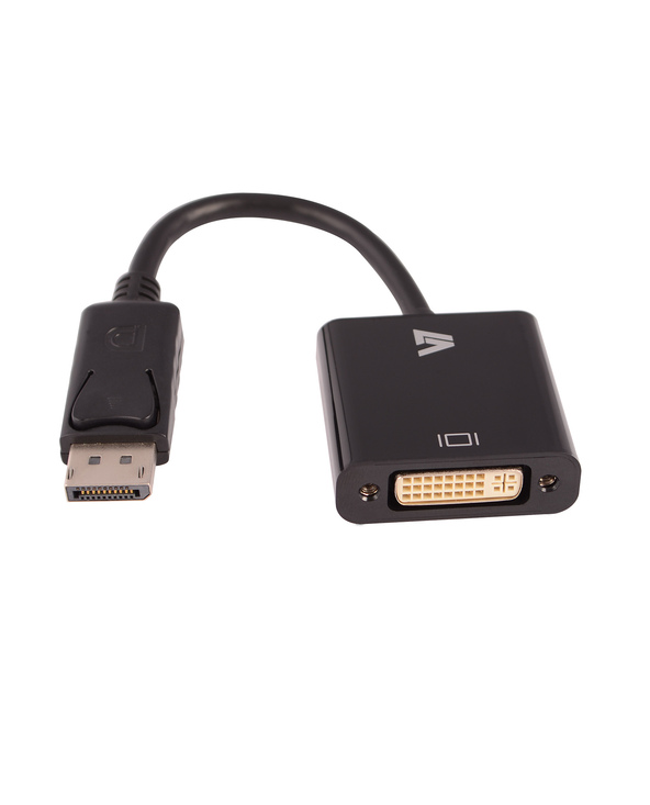V7 Adaptateur vidéo DisplayPort mâle vers DVI-I femelle, noir