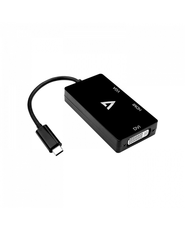 V7 V7UC-VGADVIHDMI-BLK adaptateur graphique USB 3840 x 2160 pixels Noir