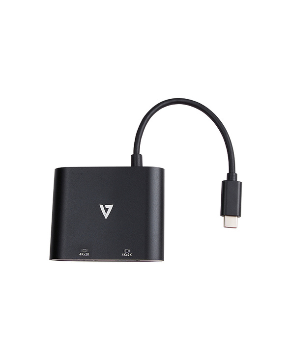 V7 V7UC-2HDMI-BLK adaptateur graphique USB 3840 x 2160 pixels Noir