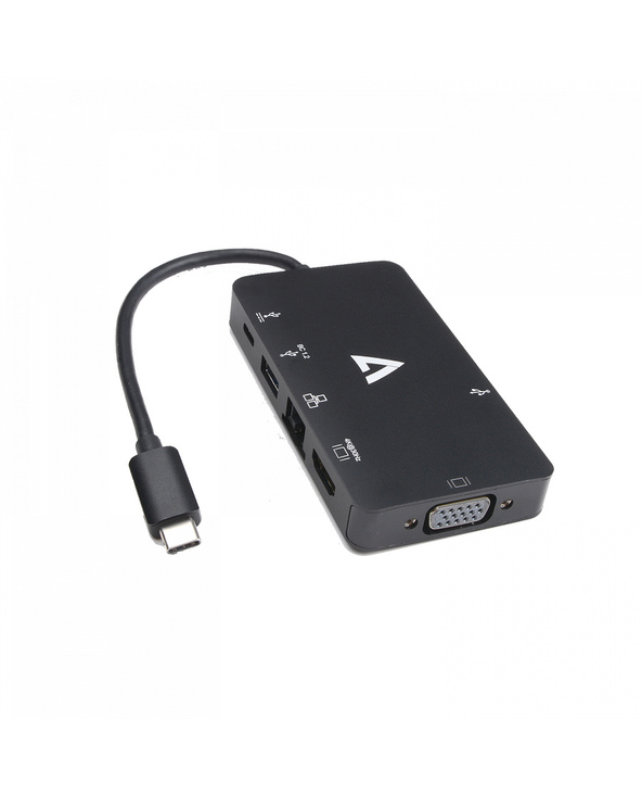 V7 V7UC-U3CRJ45HDVG-BLK adaptateur graphique USB 3840 x 2160 pixels Noir