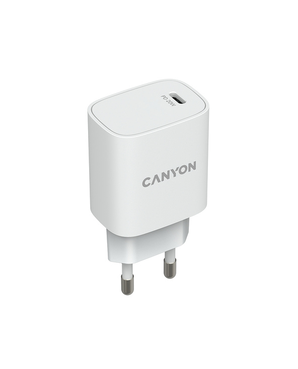 Canyon CNE-CHA20W02 chargeur d'appareils mobiles Universel Blanc Secteur Intérieure