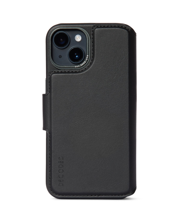 Decoded Leather Modu Wallet coque de protection pour téléphones portables 15,4 cm (6.06") Étui avec portefeuille Noir