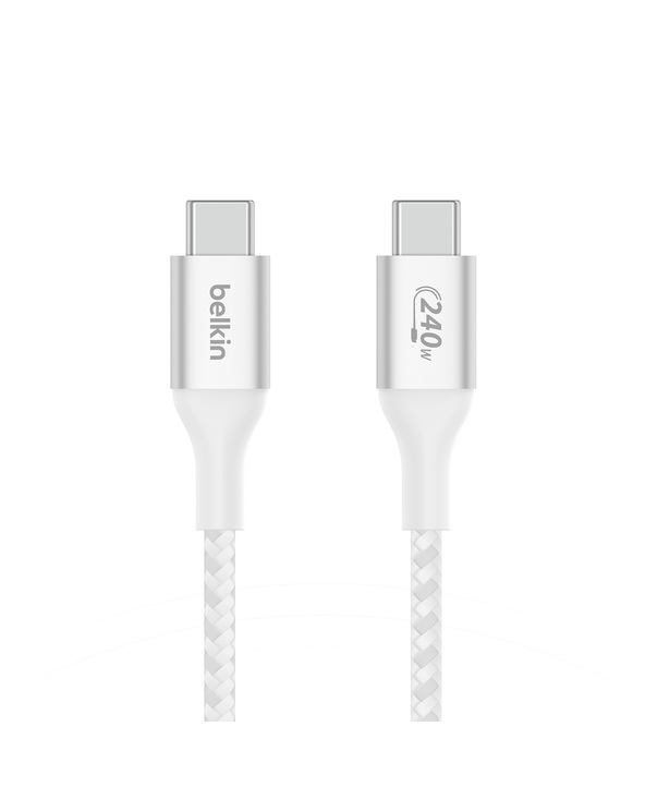 Belkin CAB015bt2MWH câble USB 2 m USB 2.0 USB C Blanc