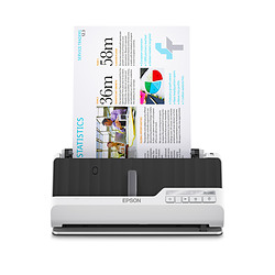 Epson DS-C490 Chargeur automatique de documents + Scanner à feuille 600 x 600 DPI A4 Noir, Blanc