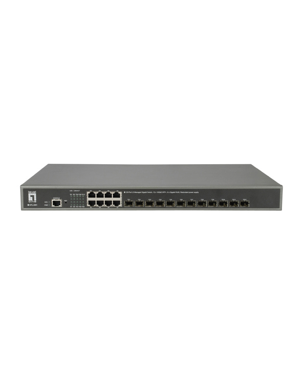 LevelOne GTL-2091 commutateur réseau Géré L3 Gigabit Ethernet (10/100/1000) Gris