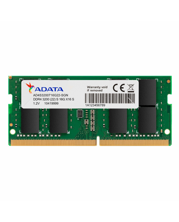 ADATA AD4S32008G22-SGN module de mémoire 8 Go 1 x 8 Go DDR4 3200 MHz