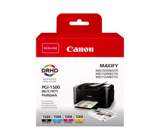 Canon Multipack de cartouches d'encre PGI-1500 BK/C/M/Y