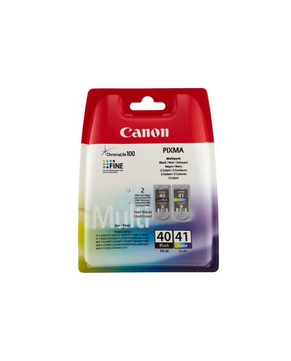 Canon Multipack de cartouches d'encre PG-40/CL-41 C/M/Y