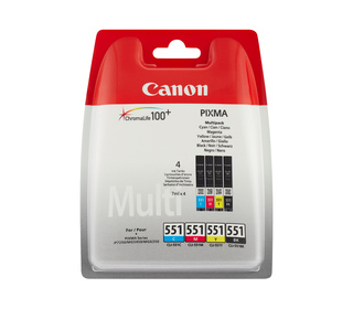 Canon Multipack de cartouches d'encre CLI-551 BK/C/M/Y