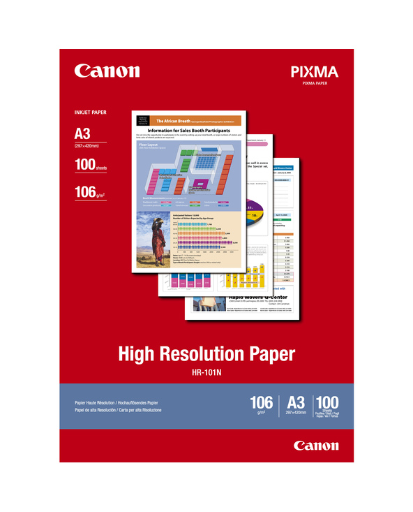 Canon Papier haute résolution A3 HR-101N - 100 feuilles