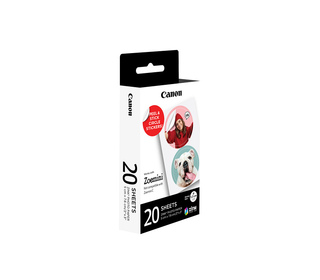 Canon Pack d'autocollants ronds prédécoupés 33 mm ZINK, 20 feuilles