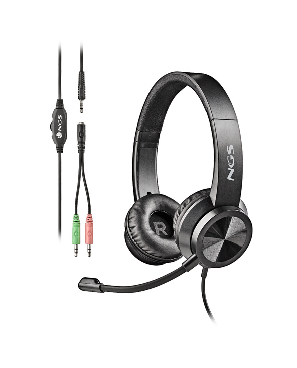 NGS MSX 11 PRO Casque Avec fil Arceau Jouer Noir
