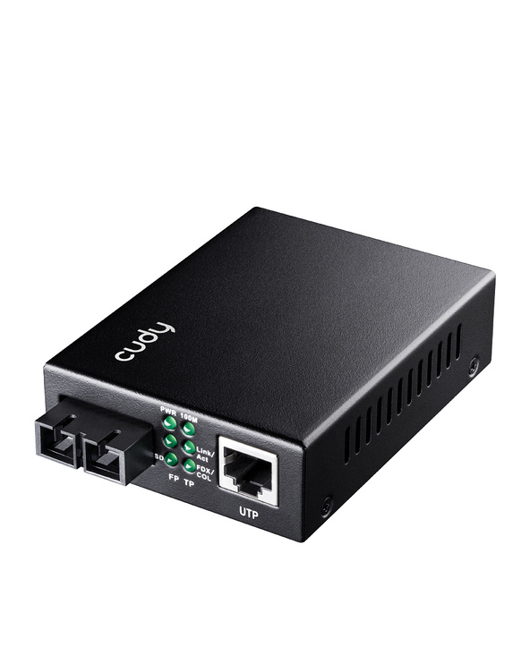 Cudy MC100SA-20 convertisseur de support réseau 100 Mbit/s 1310 nm Monomode Noir