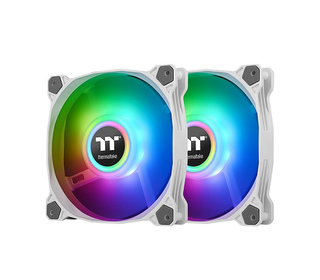 Thermaltake Pure Duo 12 Universel Ventilateur 12 cm Blanc 2 pièce(s)
