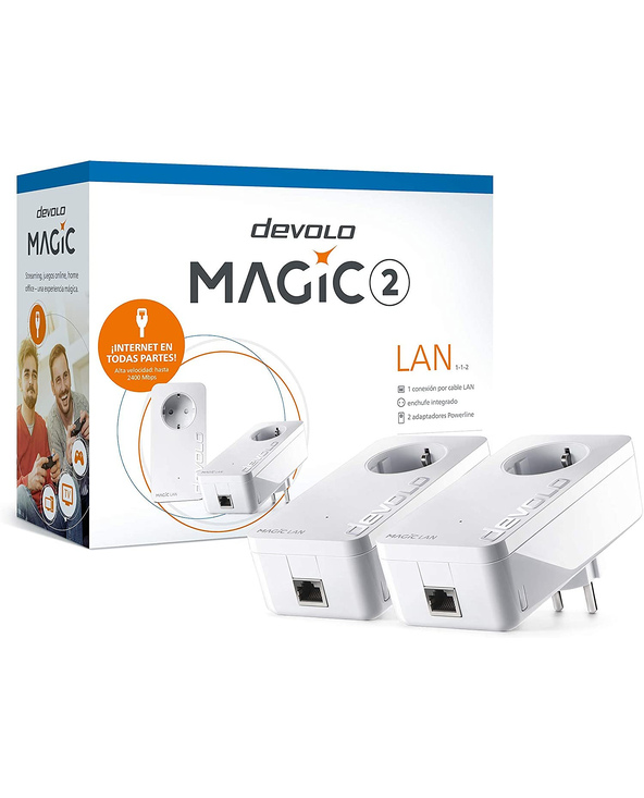 Devolo Magic 2 LAN 1-1 2400 Mbit/s Ethernet/LAN Blanc 2 pièce(s)