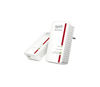 FRITZ!Powerline 1240E WLAN 1200 Mbit/s Ethernet/LAN Wifi Rouge, Blanc 2 pièce(s)