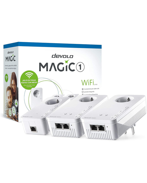 Devolo Magic 1 WiFi 2-1 1200 Mbit/s Ethernet/LAN Blanc 3 pièce(s)