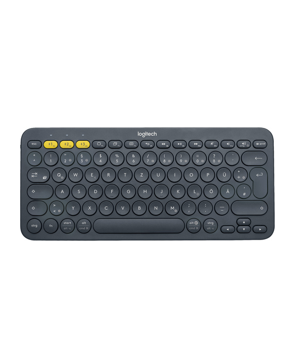 Logitech K380 Multi-Device clavier Bluetooth QWERTZ Allemand Gris