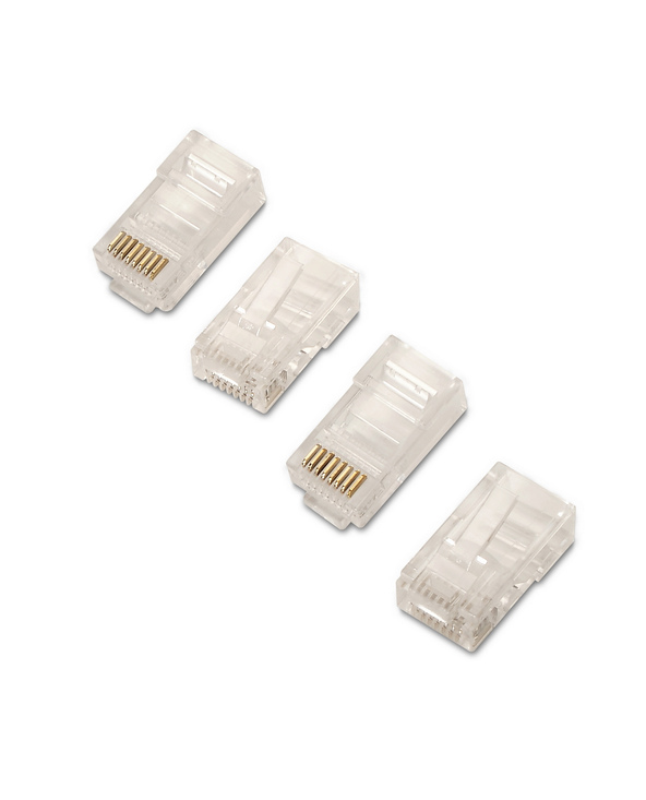 AISENS A138-0290 connecteur de fils RJ-45 Transparent
