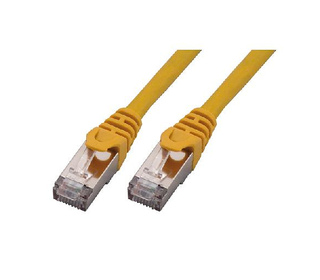MCL 20m Cat6a S/FTP câble de réseau Jaune S/FTP (S-STP)
