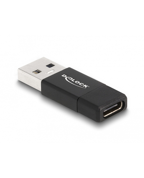 DeLOCK 60001 changeur de genre de câble USB A USB C Noir