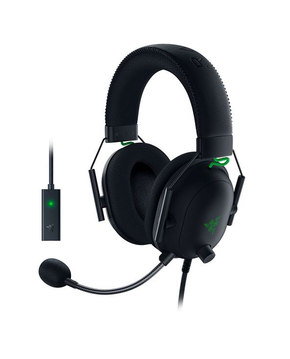 Razer Blackshark V2 Casque Avec fil Arceau Jouer Noir, Vert