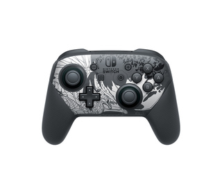 Nintendo Switch Pro Controller Monster Hunter Rise: Sunbreak Edition Noir, Gris, Argent Bluetooth Manette de jeu Analogique/Numé