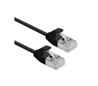 ROLINE 21.15.3352 câble de réseau Noir 0,5 m Cat6a U/FTP (STP)