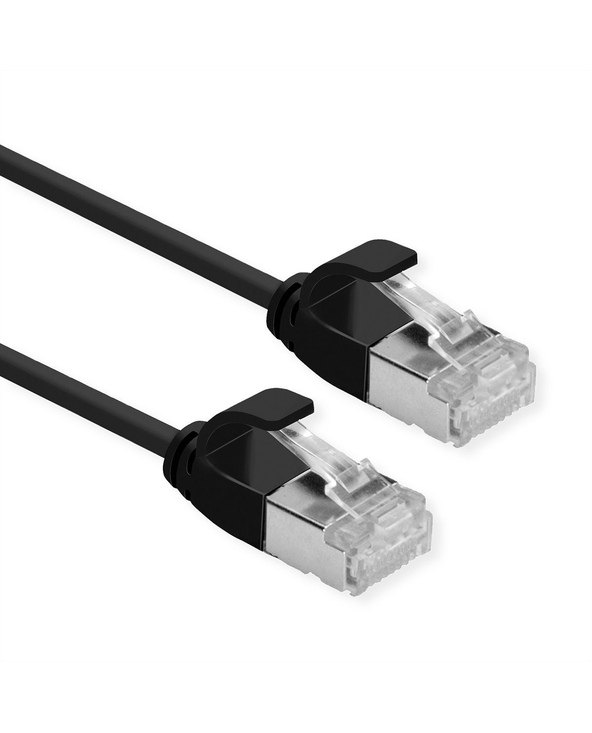 ROLINE 21.15.3352 câble de réseau Noir 0,5 m Cat6a U/FTP (STP)