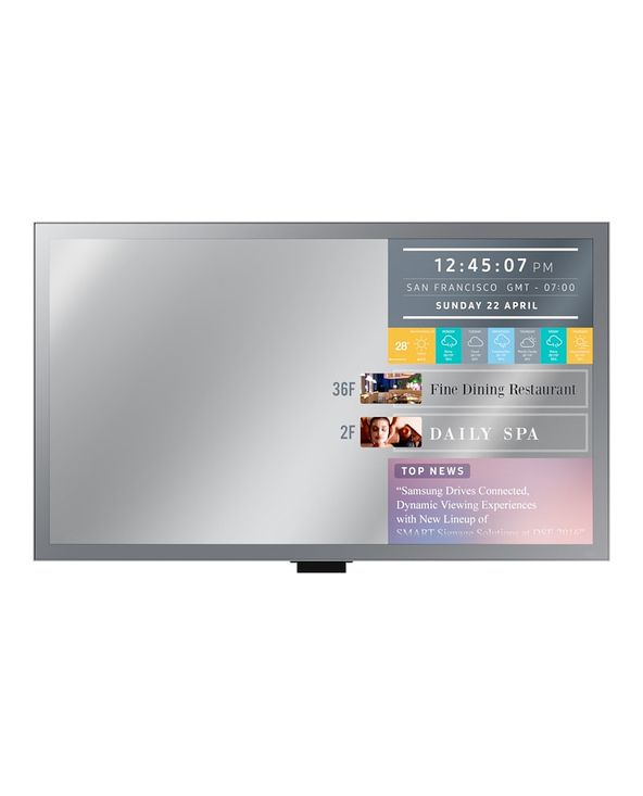 Samsung LH32MLEPLSC/EN affichage de messages Panneau plat de signalisation numérique 81,3 cm (32") LED 300 cd/m² Full HD Noir