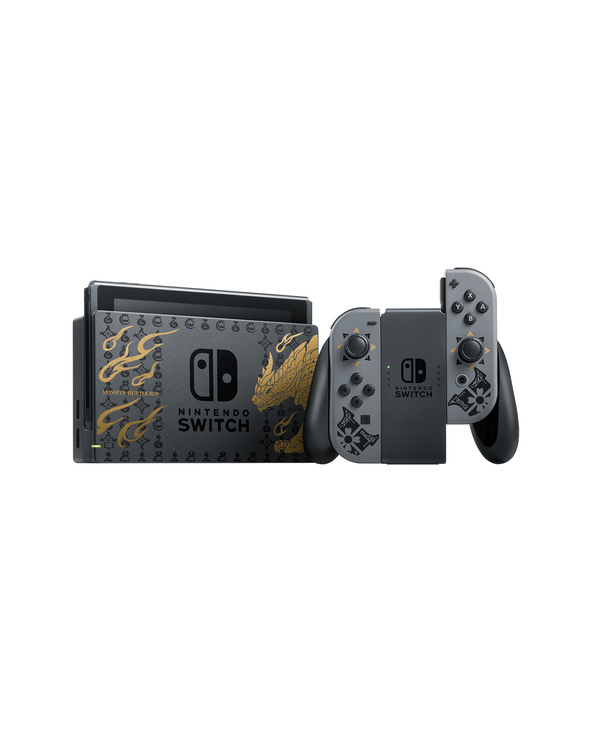 Nintendo Monster Hunter Rise Edition console de jeux portables 15,8 cm (6.2") 32 Go Écran tactile Wifi Gris