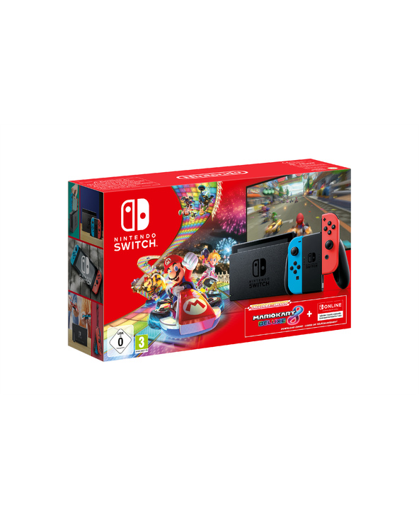 Nintendo Switch + Mario Kart 8 Deluxe + 3-Month Switch Online console de jeux portables 15,8 cm (6.2") 32 Go Écran tactile Wifi 