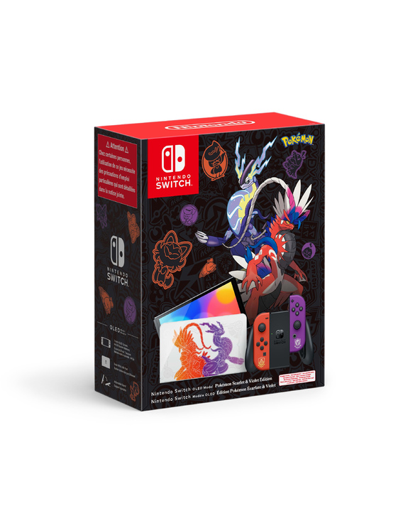 Nintendo Switch Oled Pokémon Scarlet & Violet Edition console de jeux portables 17,8 cm (7") 64 Go Écran tactile Wifi Multicolor