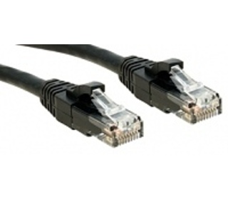 Lindy Cat.6 UTP Premium 0.5m câble de réseau Noir 0,5 m