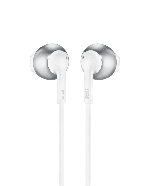 JBL Tune 205 Casque Avec fil Ecouteurs Musique Chrome, Blanc