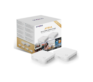 Strong WI-FI MESH HOME KIT 1200 système Wi-Fi maillé Bi-bande (2,4 GHz / 5 GHz) Wi-Fi 5 (802.11ac) Blanc 3 Interne
