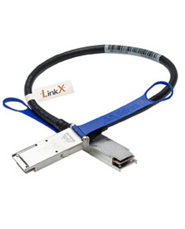 Mellanox Technologies MFA1A00-E030 câble d'InfiniBand 30 m QSFP28 Noir, Bleu