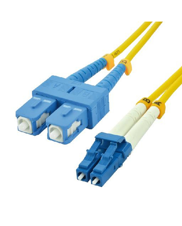 MCL FOS2/SCLC-3M câble de fibre optique SC LC OS2 Jaune