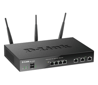 D-Link DSR-1000AC routeur sans fil Gigabit Ethernet Bi-bande (2,4 GHz / 5 GHz) Noir
