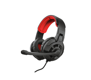 Trust GXT 411 Radius Casque Avec fil Arceau Jouer Noir, Rouge