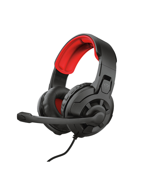 Trust GXT 411 Radius Casque Avec fil Arceau Jouer Noir, Rouge