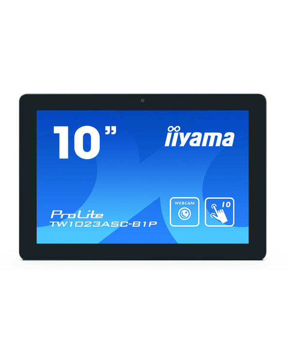 iiyama TW1023ASC-B1P écrans d’affichage de salle de réunion 25,6 cm (10.1") 1280 x 800 pixels LED 802.11b, 802.11g, Wi-Fi 4 (802