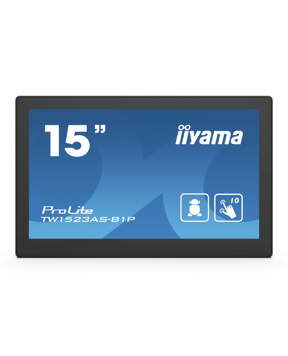 iiyama TW1523AS-B1P Moniteur de caisse 39,6 cm (15.6") 1920 x 1080 pixels Full HD Écran tactile