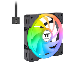 Thermaltake SWAFAN EX12 ARGB Boitier PC Refroidisseur d'air 14 cm Noir 3 pièce(s)